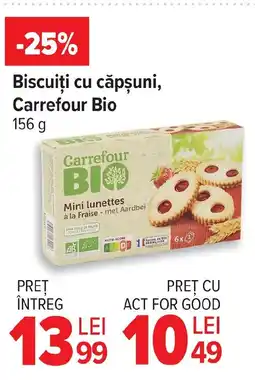 Carrefour Market Biscuiți cu căpşuni, Carrefour Bio Ofertă