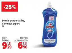 Carrefour Market Soluție pentru clătire, Carrefour Expert Ofertă