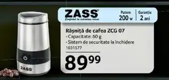 Râşniţă de cafea ZCG 07