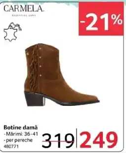 Selgros Botine damă Ofertă