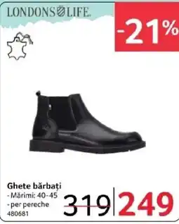 Selgros Ghete bărbați Ofertă