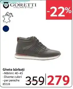 Selgros Ghete bărbaţi Ofertă