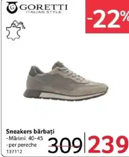 Selgros Sneakers bărbați Ofertă