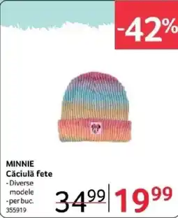Selgros MINNIE Căciulă fete Ofertă