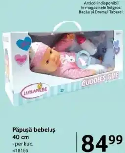 Selgros Păpuşă bebeluş Ofertă