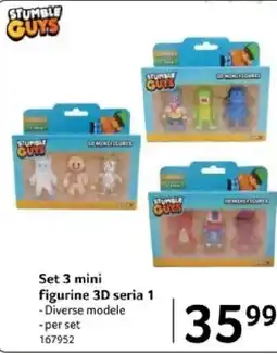 Selgros Set 3 mini figurine 3D seria 1 Ofertă