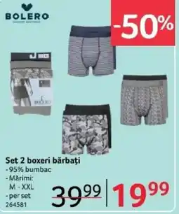 Selgros Set 2 boxeri bărbați Ofertă