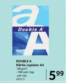 Selgros DOUBLE A Hârtie copiator A4 Ofertă