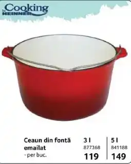 Selgros Ceaun din fontǎ emailat Ofertă