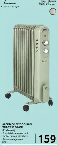Selgros Calorifer electric cu ulei FOH-YR11BG/GR Ofertă