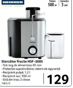 Selgros Storcǎtor fructe HSF-500S Ofertă