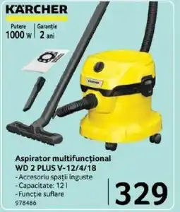 Selgros Aspirator multifuncţional WD 2 PLUS V-12/4/18 Ofertă