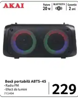 Selgros Boxǎ portabilă ABTS-45 Ofertă