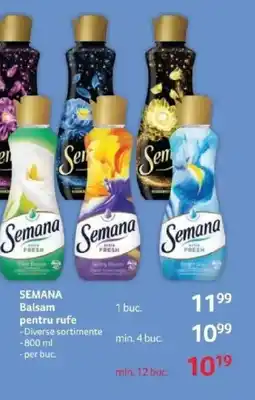 Selgros SEMANA Balsam pentru rufe Ofertă