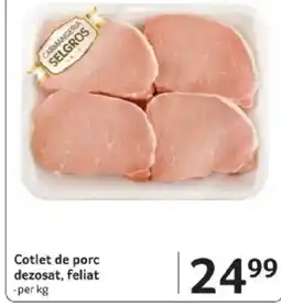 Selgros Cotlet de porc dezosat, feliat Ofertă