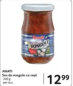 Selgros AMATI Sos de vongole cu roșii Ofertă