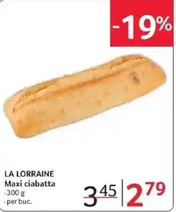 Selgros LA LORRAINE Maxi ciabatta Ofertă