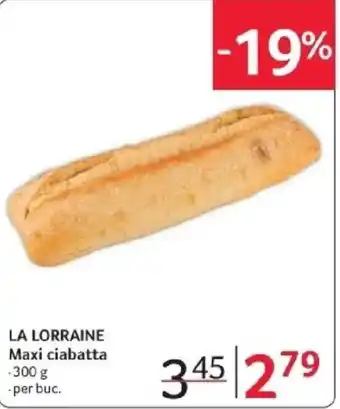 Selgros LA LORRAINE Maxi ciabatta Ofertă