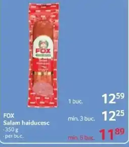 Selgros FOX Salam haiducesc Ofertă