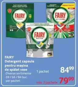 Selgros FAIRY Detergent capsule pentru mașina de spălat vase Ofertă