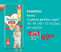 Selgros PAMPERS PANTS Ofertă