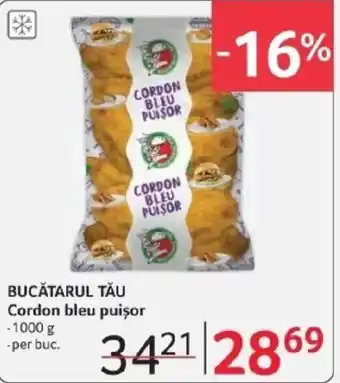 Selgros BUCĂTARUL TĂU Cordon bleu puișor Ofertă