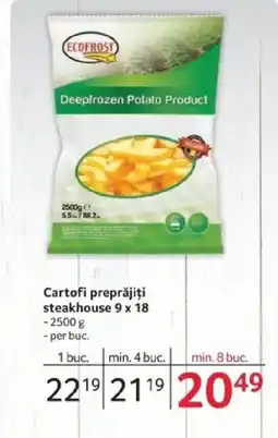 Selgros Cartofi preprăjiți steakhouse 9 x 18 Ofertă