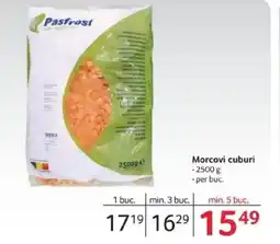 Selgros Morcovi cuburi Ofertă