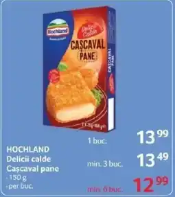 Selgros HOCHLAND Delicii calde Cascaval pane Ofertă
