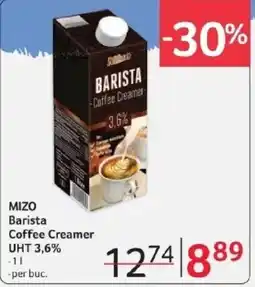 Selgros MIZO Barista Coffee Creamer UHT 3,6% Ofertă