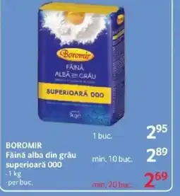 Selgros BOROMIR Fǎinǎ alba din grâu superioară 000 Ofertă
