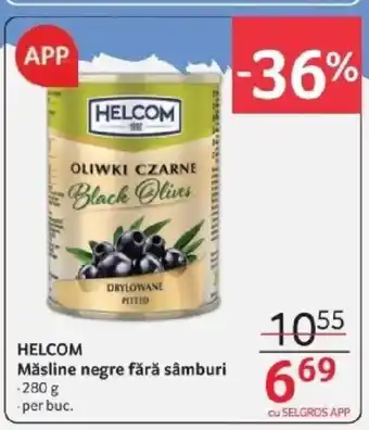 HELCOM Măsline negre fără sâmburi