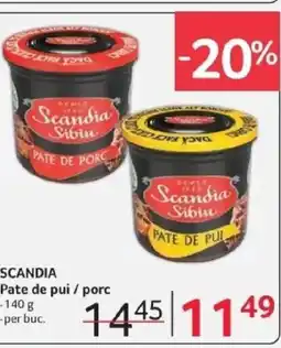 Selgros SCANDIA Pate de pui / porc Ofertă