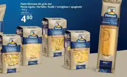 Selgros Paste făinoase din grâu dur Penne rigate / farfalle / fusilli / tortiglioni / spaghetti Ofertă