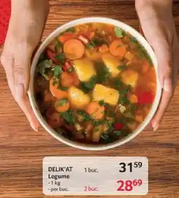 Selgros DELIK'AT Legume Ofertă