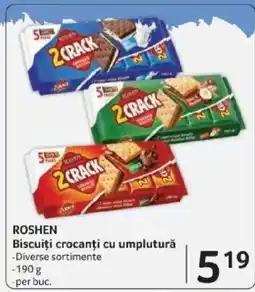 Selgros ROSHEN Biscuiți crocanți cu umplutură Ofertă