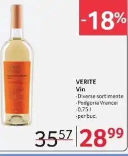 Selgros VERITE Vin Ofertă