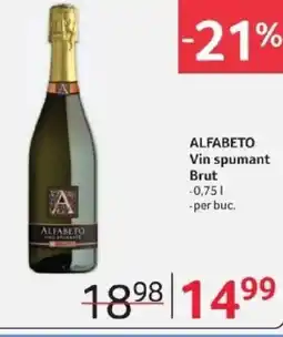 Selgros ALFABETO Vin spumant Brut Ofertă
