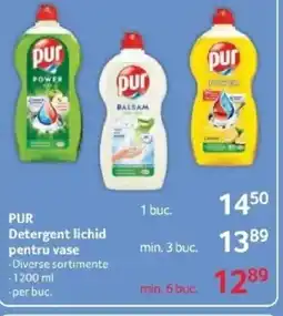 Selgros PUR Detergent lichid pentru vase Ofertă