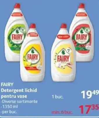 Selgros FAIRY Detergent lichid pentru vase Ofertă