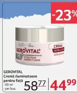 Selgros GEROVITAL Cremă iluminatoare pentru faţă Ofertă