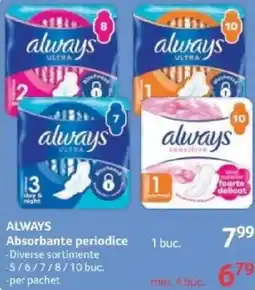 Selgros ALWAYS Absorbante periodice Ofertă