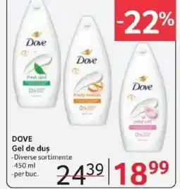 Selgros DOVE Gel de duş Ofertă