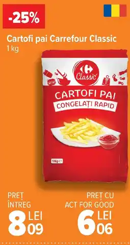 Carrefour Cartofi pai Carrefour Classic Ofertă