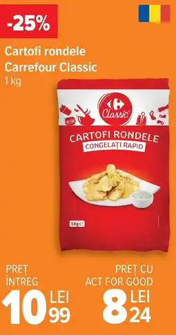 Carrefour Cartofi rondele Carrefour Classic Ofertă