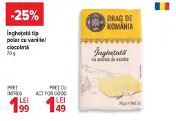 Carrefour Îngheţată tip polar cu vanilie/ ciocolată Ofertă