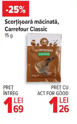 Carrefour Scorțișoară măcinată, Carrefour Classic Ofertă