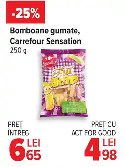 Carrefour Bomboane gumate, Carrefour Sensation Ofertă