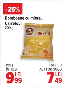 Carrefour Bomboane cu miere, Carrefour Ofertă