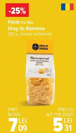Carrefour Paste cu ou, Drag de România Ofertă